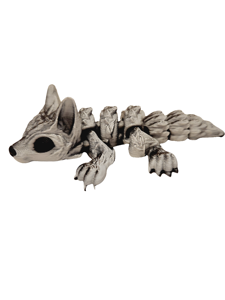 Baby Wolfs! 3D Printed Fun Fidget Prints - Stress Relief Toy