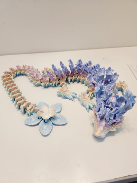 Cherry Blossom Dragon 3D Print Fidget Toy - Beautiful and Stunning Stress Relief Toy