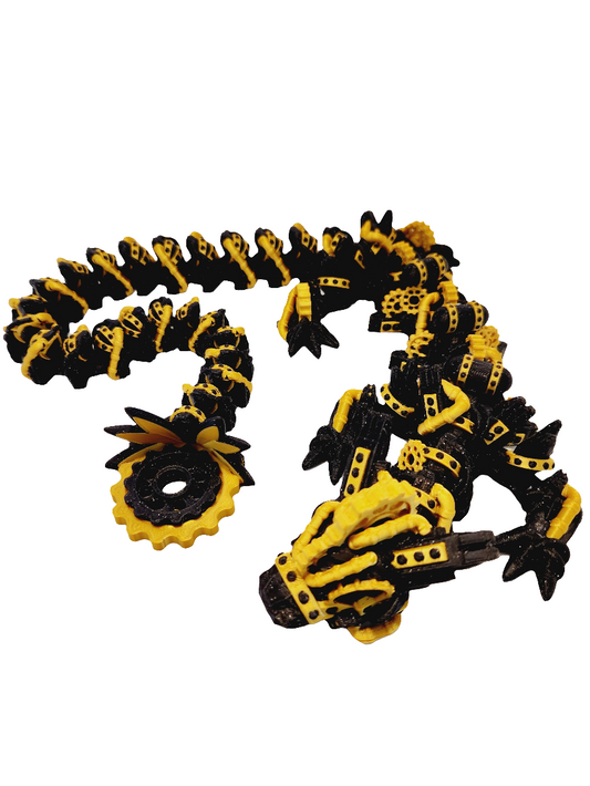 Steampunk Dragon 3D Printed Fidget Toy for Stress Relief and Fun - Classic & Novelty Toy